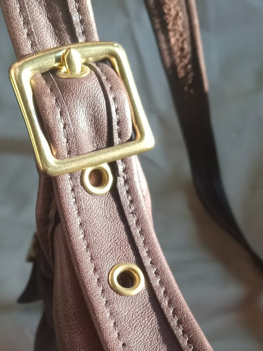 Vintage Coach Legacy Mahogany Leather Handbag Style 9136 vin - Picture 7 of 14